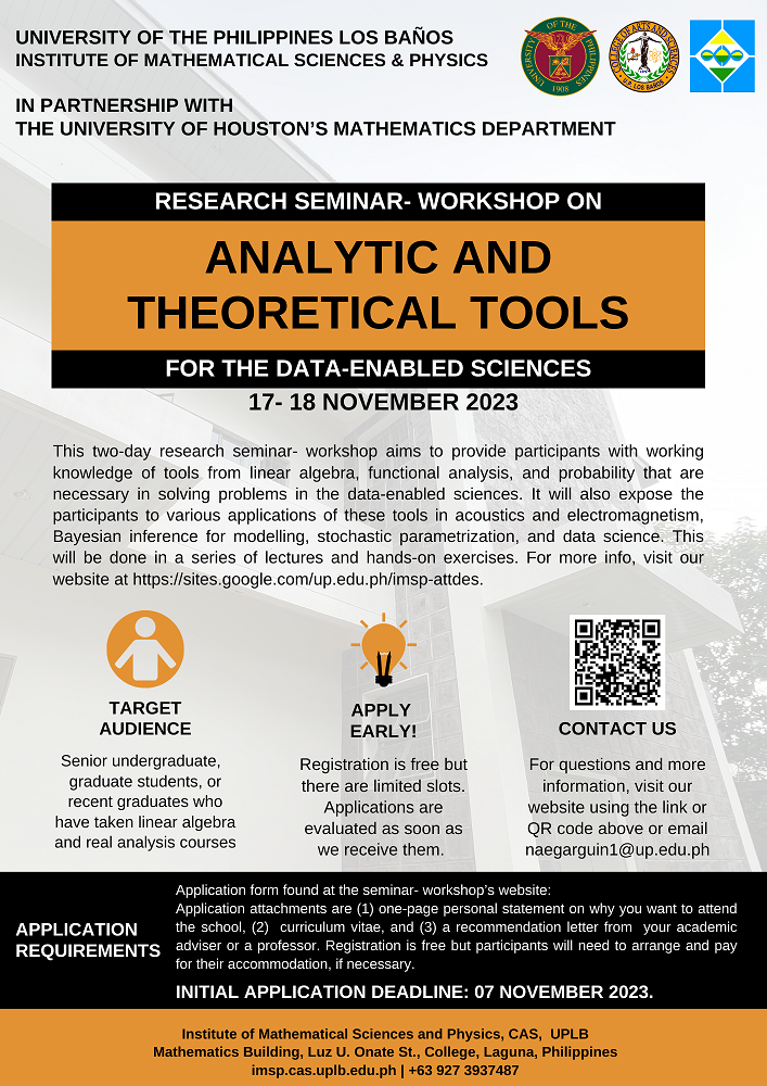 Analytic and Theoretical tools